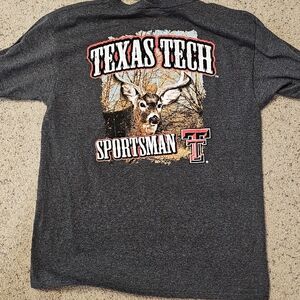 Hanes Dark Gray Texas Tech T-Shirt